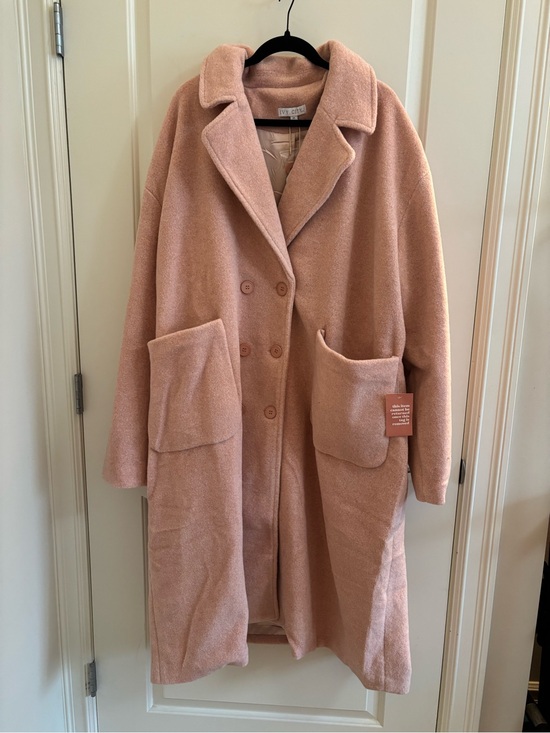 Ivy City Co Jackets & Blazers - NWT Blush Pink Peacoat